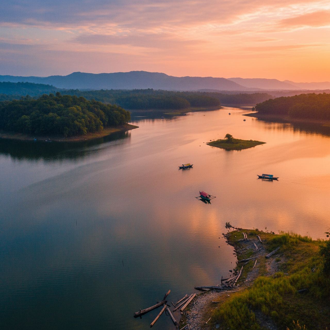 Kaptai Lake — lake destination in Bangladesh