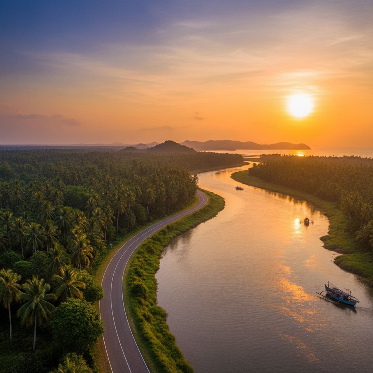 Marine Drive Road — river destination in Bangladesh